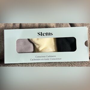 Stems Cashmere 3 Pack Socks